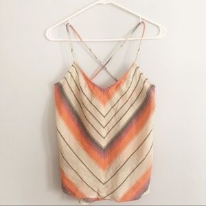 Ecote Multicolor Striped Tank Top